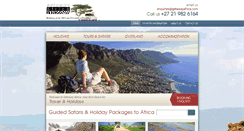 Desktop Screenshot of getawayafrica.com